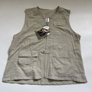 Magellans‎ Signature Travel Vest Mens Medium Beige Lighweight NEW RFID Pocket